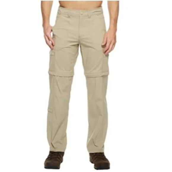 Royal Robbins Men's 42 Khaki Wilder Zip Off Pants Cargo Outdoor Hiking K29-6 - Picture 1 of 8